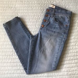 Madewell 9” High Riser Skinny Skinny Crop